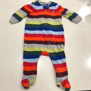 Multi-color Striped Onesie